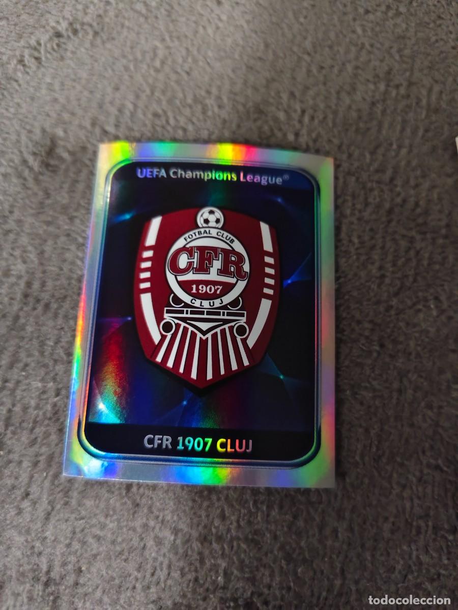 Cromos de f&uacute;tbol: 328 CHAMPIONS LEAGUE 10 11 PANINI LOGO ESCUDO CFR 1907 CLUJ 2010 2011 UCL AAS