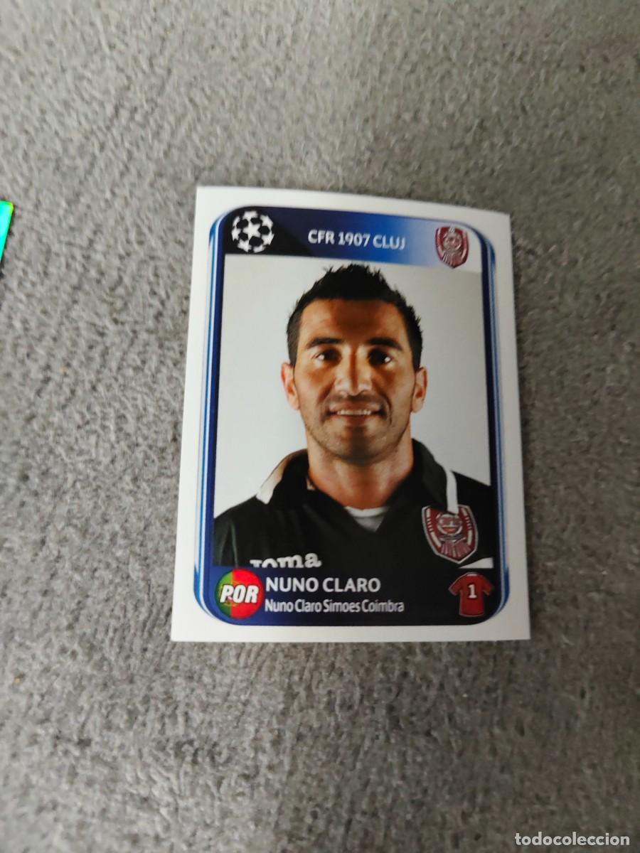 Cromos de f&uacute;tbol: 329 CHAMPIONS LEAGUE 10 11 PANINI NUNO CLARO CFR 1907 CLUJ 2010 2011 UCL AAS