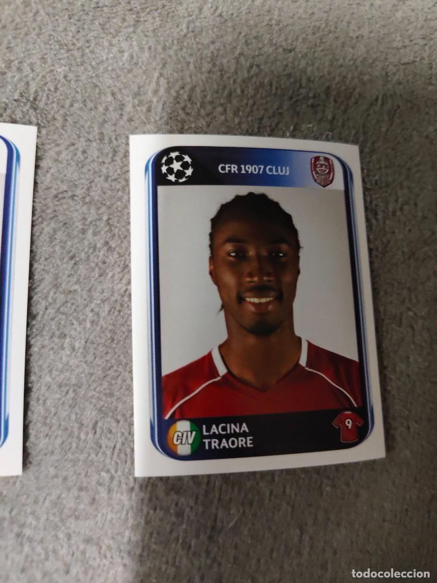 Cromos de f&uacute;tbol: 343 CHAMPIONS LEAGUE 10 11 PANINI LACINA TRAORE CFR 1907 CLUJ 2010 2011 UCL AAS