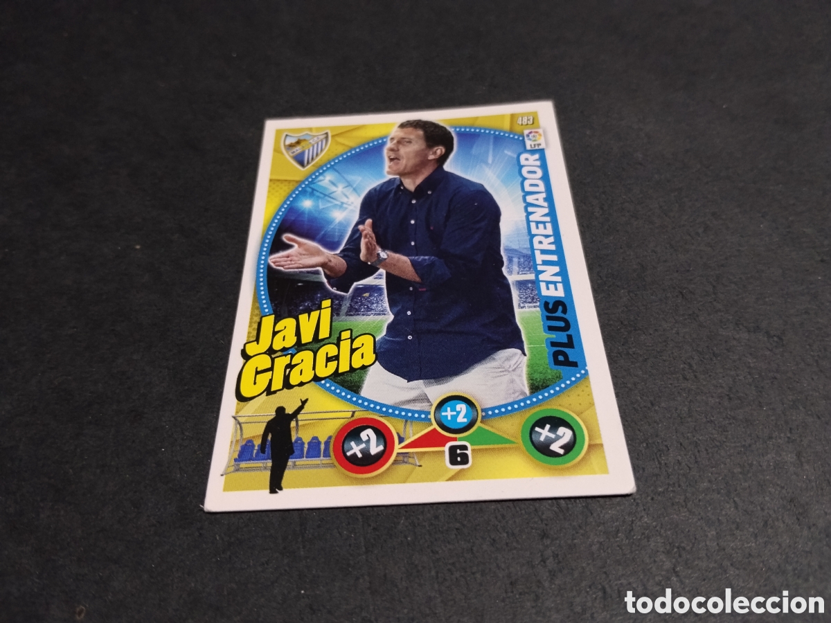 Cromos de f&uacute;tbol: Cromo futbol Javi Gracia, M&aacute;laga