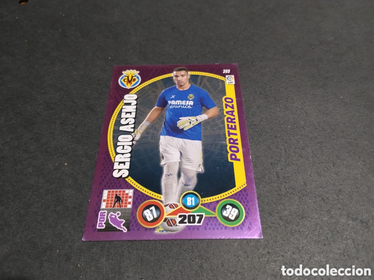 Cromos de f&uacute;tbol: Cromo futbol Sergio Asenjo, Villareal