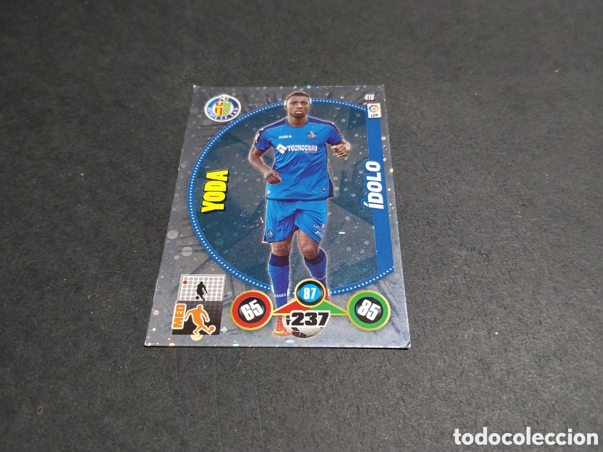 Cromos de f&uacute;tbol: Cromo futbol Yoda, Getafe