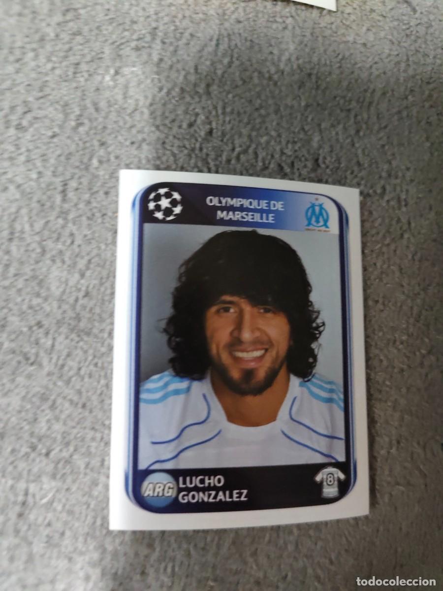 Fu&szlig;ball-Sticker: 372 CHAMPIONS LEAGUE 10 11 PANINI LUCHO GONZALEZ OLYMPIQUE DE MARSELLA 2010 2011 UCL AAS