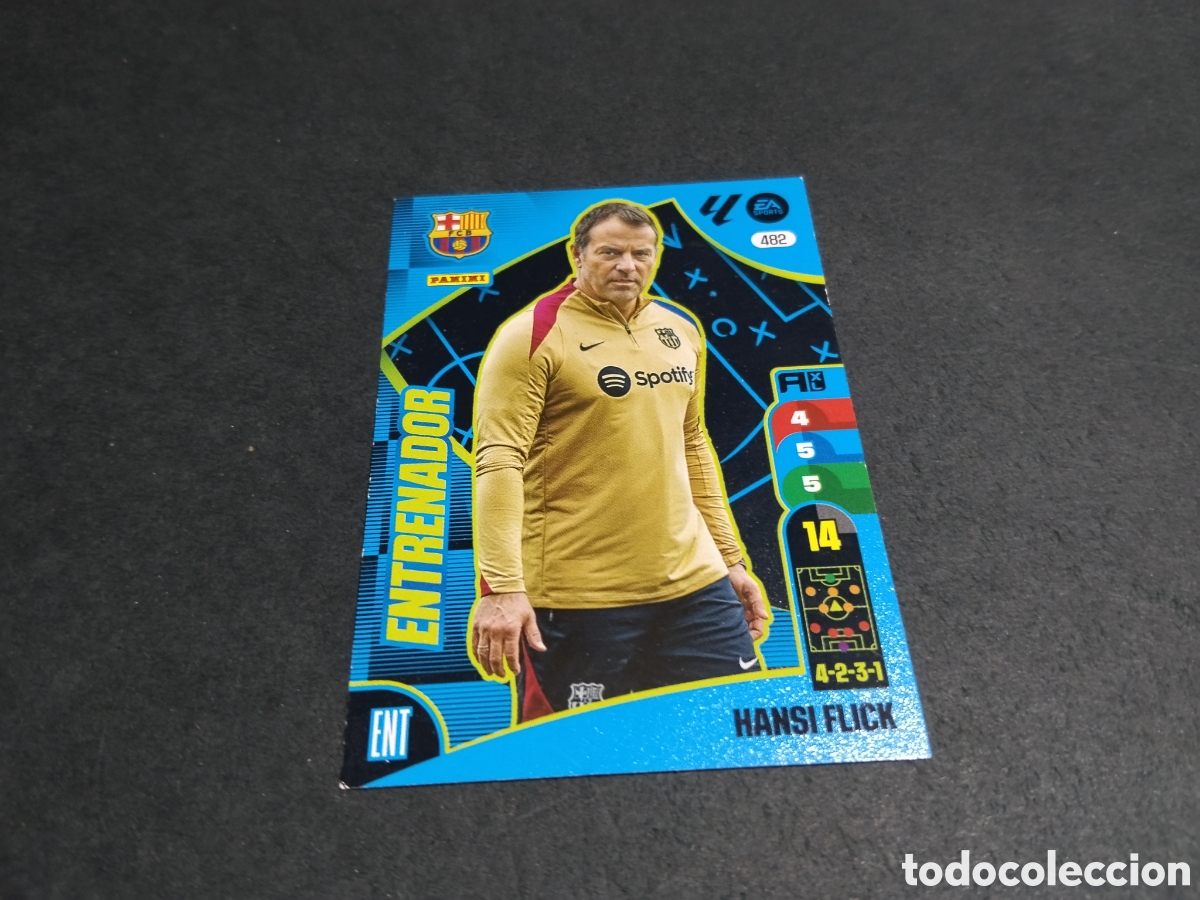 Fu&szlig;ball-Sticker: Cromo futbol hansi flick, Barcelona