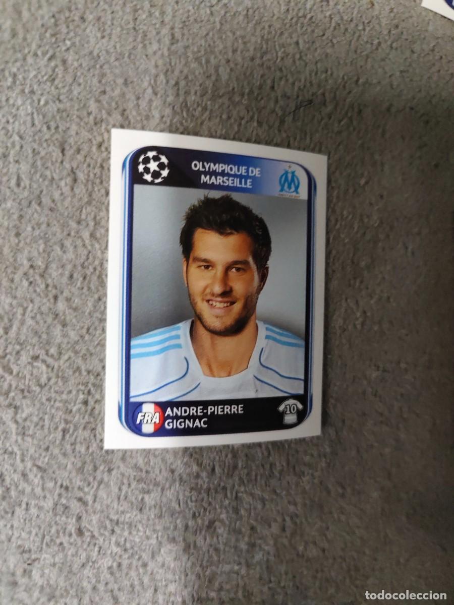 Fu&szlig;ball-Sticker: 377 CHAMPIONS LEAGUE 10 11 PANINI ANDRE-PIERRE GIGNAC OLYMPIQUE DE MARSELLA 2010 2011 UCL AAS