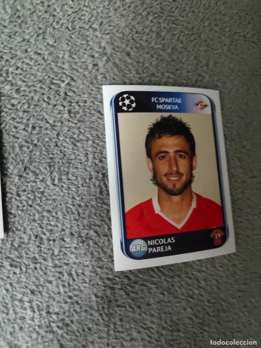 Cromos de f&uacute;tbol: 384 CHAMPIONS LEAGUE 10 11 PANINI NICOLAS PAREJA SPARTAK MOSC&Uacute; 2010 2011 UCL AAS