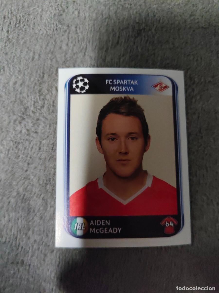 Cromos de f&uacute;tbol: 393 CHAMPIONS LEAGUE 10 11 PANINI AIDEN MCGEADY SPARTAK MOSC&Uacute; 2010 2011 UCL AAS