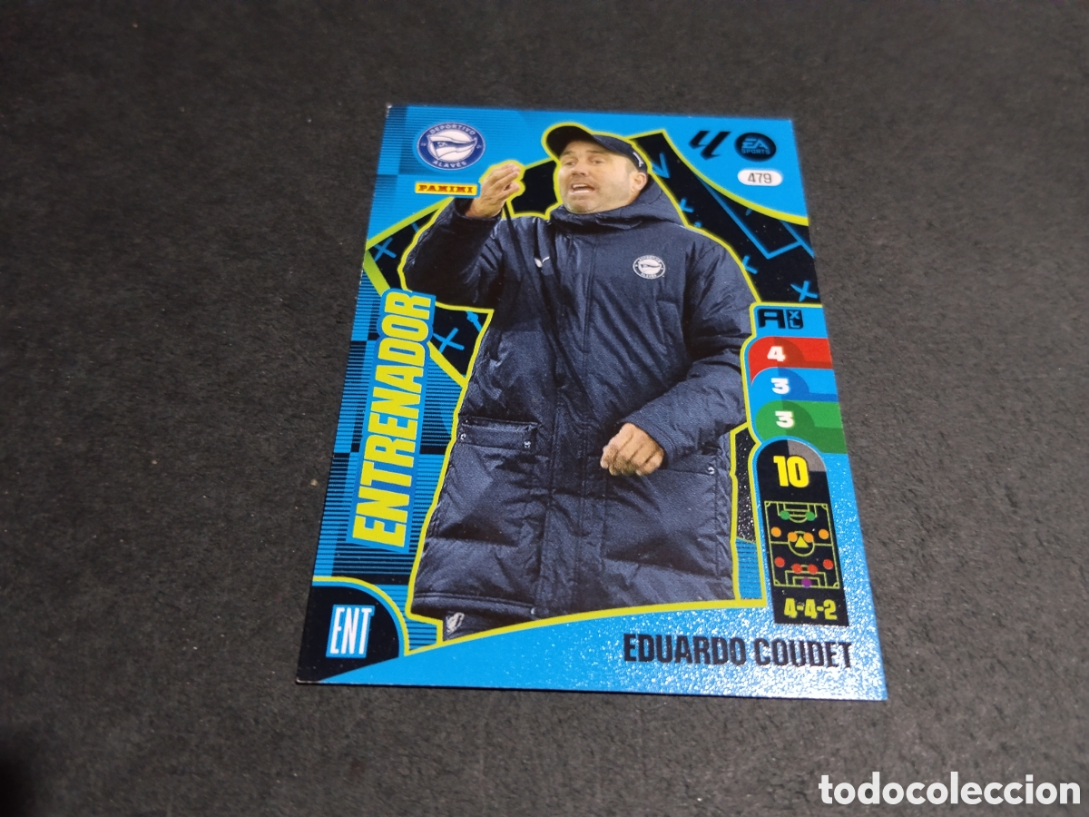 Cromos de f&uacute;tbol: Cromo futbol Eduardo Coudet, Alaves