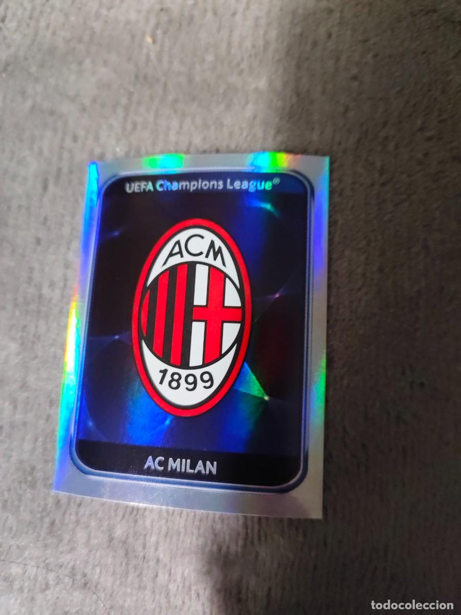 Cromos de f&uacute;tbol: 413 CHAMPIONS LEAGUE 10 11 PANINI LOGO ESCUDO AC MILAN 2010 2011 UCL AAS