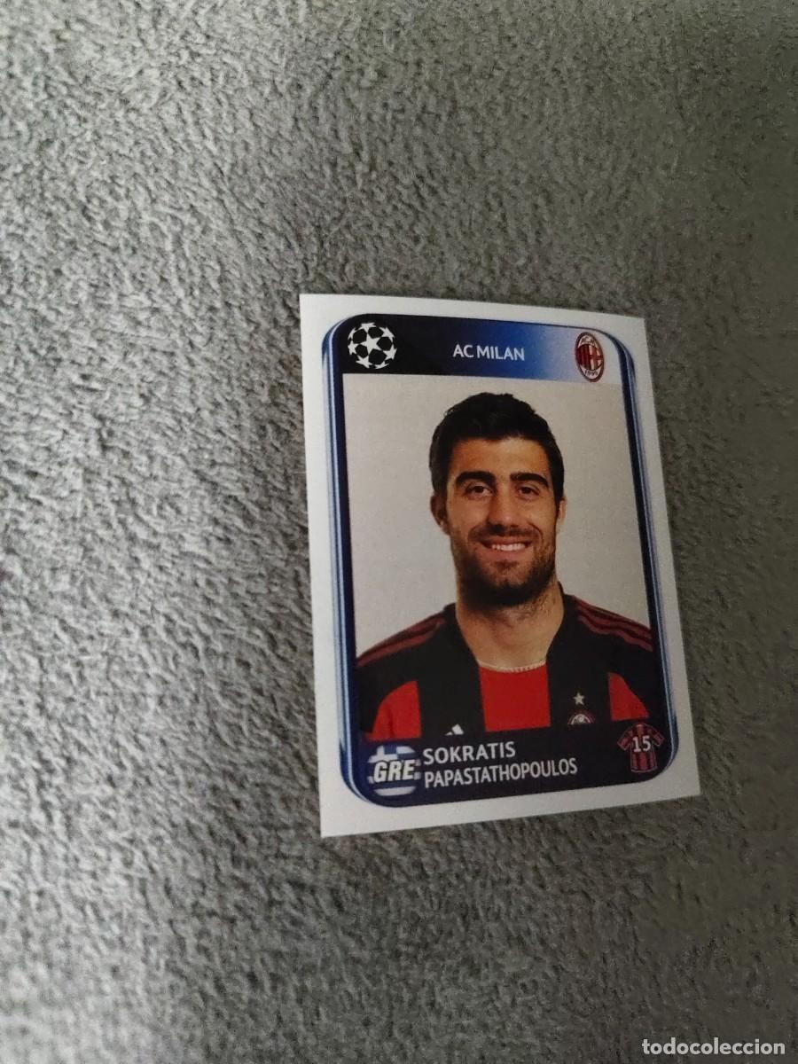 Cromos de f&uacute;tbol: 417 CHAMPIONS LEAGUE 10 11 PANINI SOKRATIS PAPASTATHOPOULOS AC MILAN 2010 2011 UCL AAS