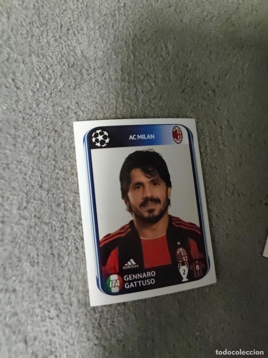 Cromos de f&uacute;tbol: 421 CHAMPIONS LEAGUE 10 11 PANINI GENNARO GATTUSO AC MILAN 2010 2011 UCL AAS