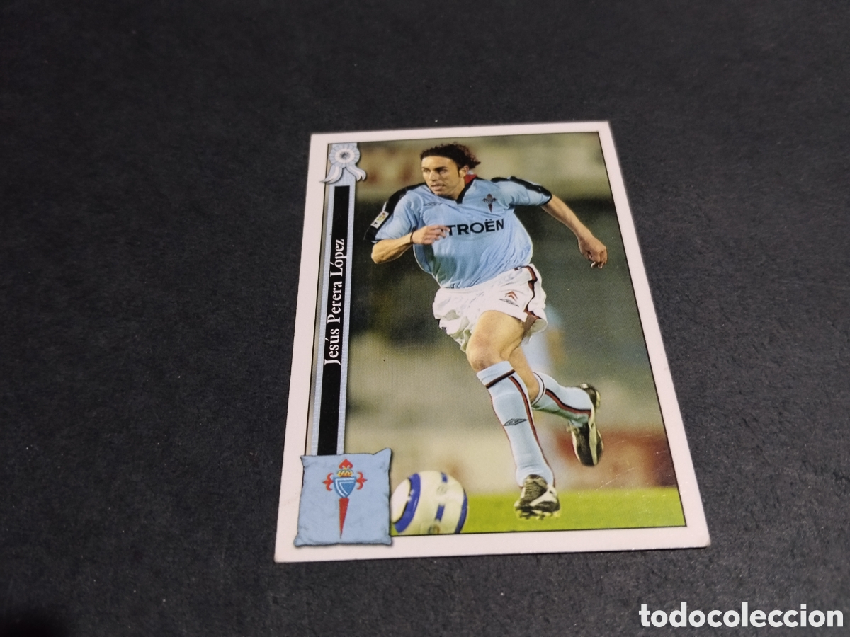Cromos de f&uacute;tbol: Cromo futbol perera L&oacute;pez, Celta