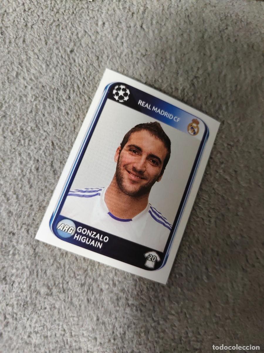 Cromos de f&uacute;tbol: 446 CHAMPIONS LEAGUE 10 11 PANINI GONZALO HIGUAIN REAL MADRID CF 2010 2011 UCL AAS