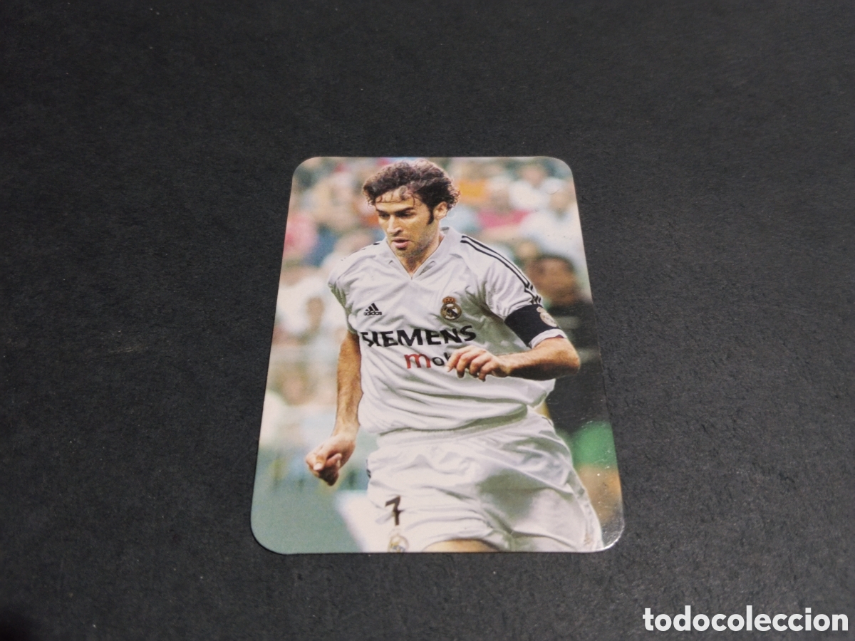 Figurine di Calcio: Cromo futbol Ra&uacute;l, Real Madrid