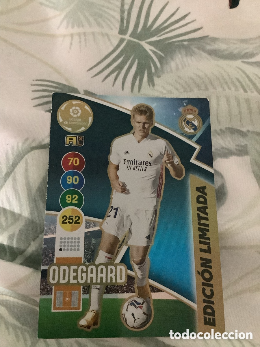 Cromos de f&uacute;tbol: ODEGAARD REAL MADRID EDICION LIMITADA FICHAS ALBUM ADRENALYN XL 2020 2021 20 21 PANINI