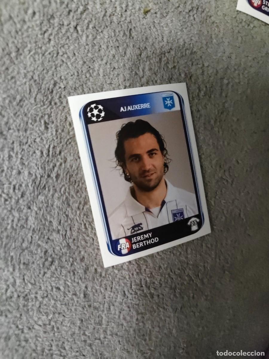 Cromos de f&uacute;tbol: 470 CHAMPIONS LEAGUE 10 11 PANINI JEREMY BERTHOD AJ AUXERRE 2010 2011 UCL AAS
