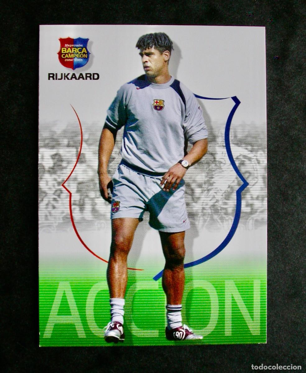 Cromos de f&uacute;tbol: 37 RIJKAARD / FC BARCELONA / MEGACRACKS BAR&Ccedil;A CAMPE&Oacute;N 2004-2005 04-05 / PANINI