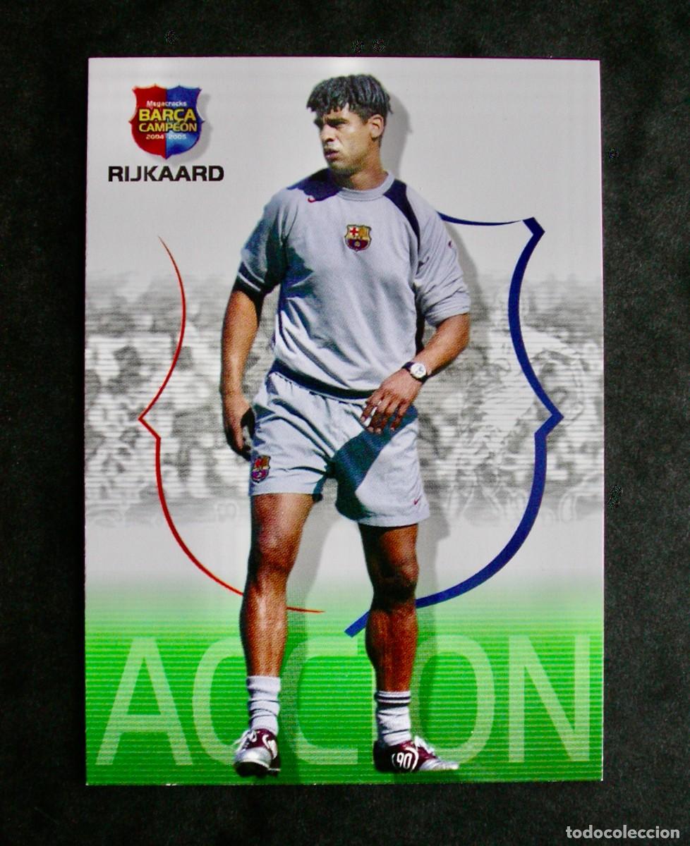 Cromos de f&uacute;tbol: 37 RIJKAARD / FC BARCELONA / MEGACRACKS BAR&Ccedil;A CAMPE&Oacute;N 2004-2005 04-05 / PANINI