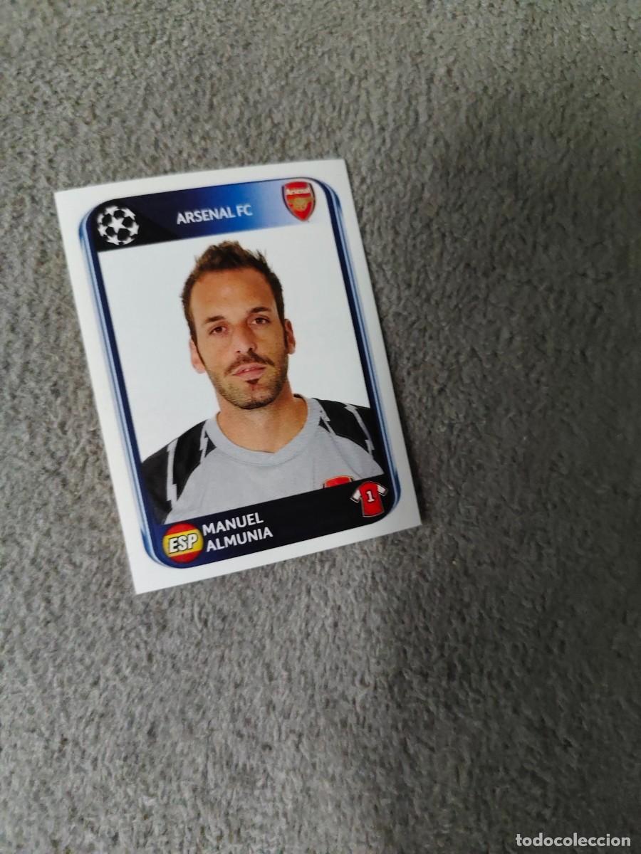 Cromos de f&uacute;tbol: 482 CHAMPIONS LEAGUE 10 11 PANINI MANUEL ALMUNIA ARSENAL FC 2010 2011 UCL AAS