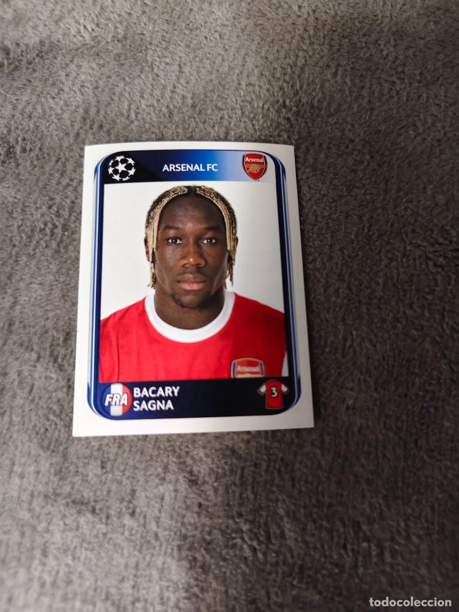 Cromos de f&uacute;tbol: 484 CHAMPIONS LEAGUE 10 11 PANINI BACARY SAGNA ARSENAL FC 2010 2011 UCL AAS