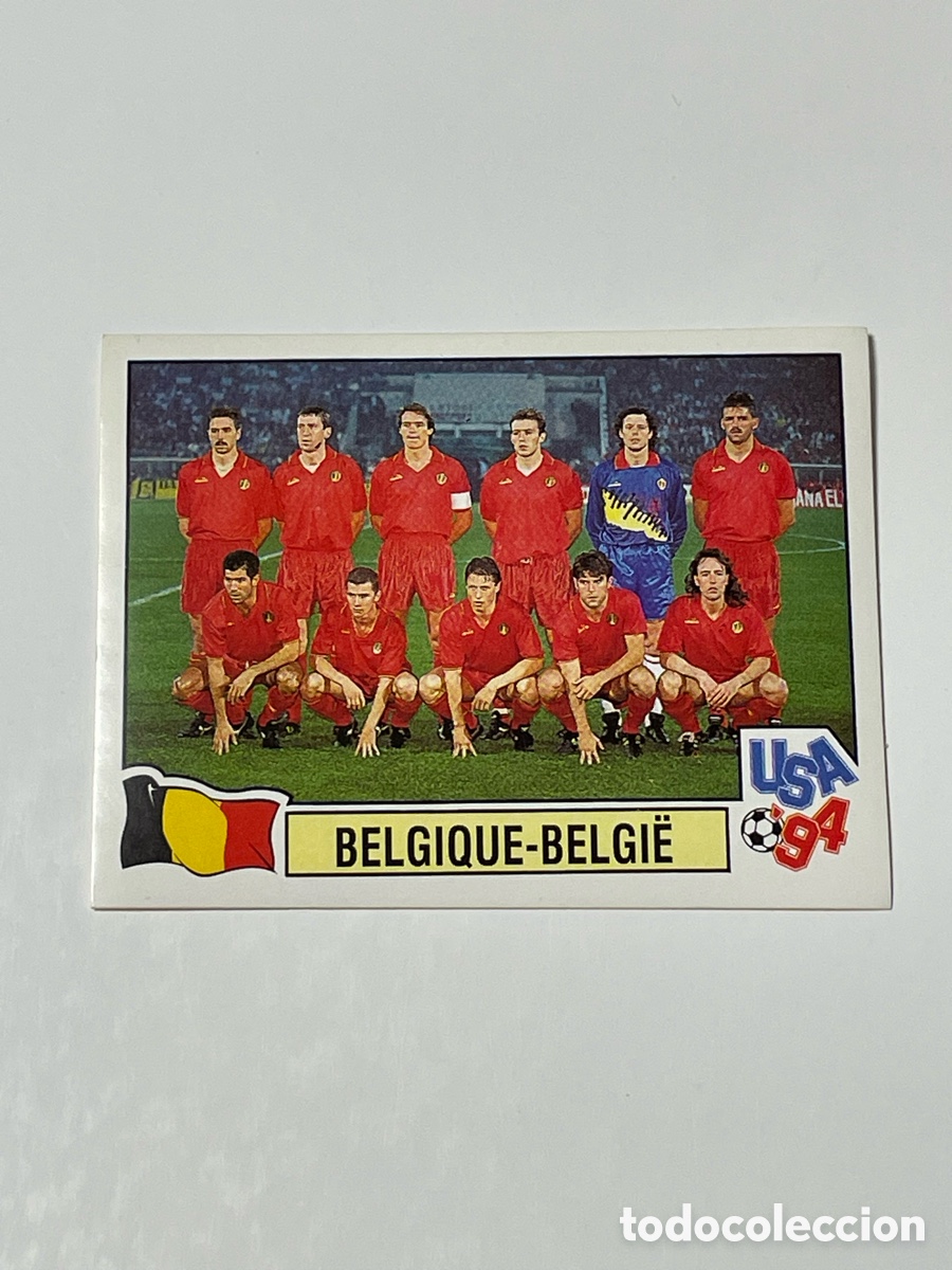 Cromos de f&uacute;tbol: Alineaci&oacute;n B&eacute;lgica Mundial USA &lsquo;94 Panini #391