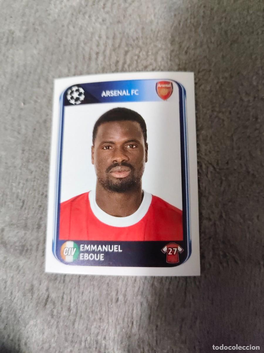 Cromos de f&uacute;tbol: 489 CHAMPIONS LEAGUE 10 11 PANINI EMMANUEL EBOUE ARSENAL FC 2010 2011 UCL AAS