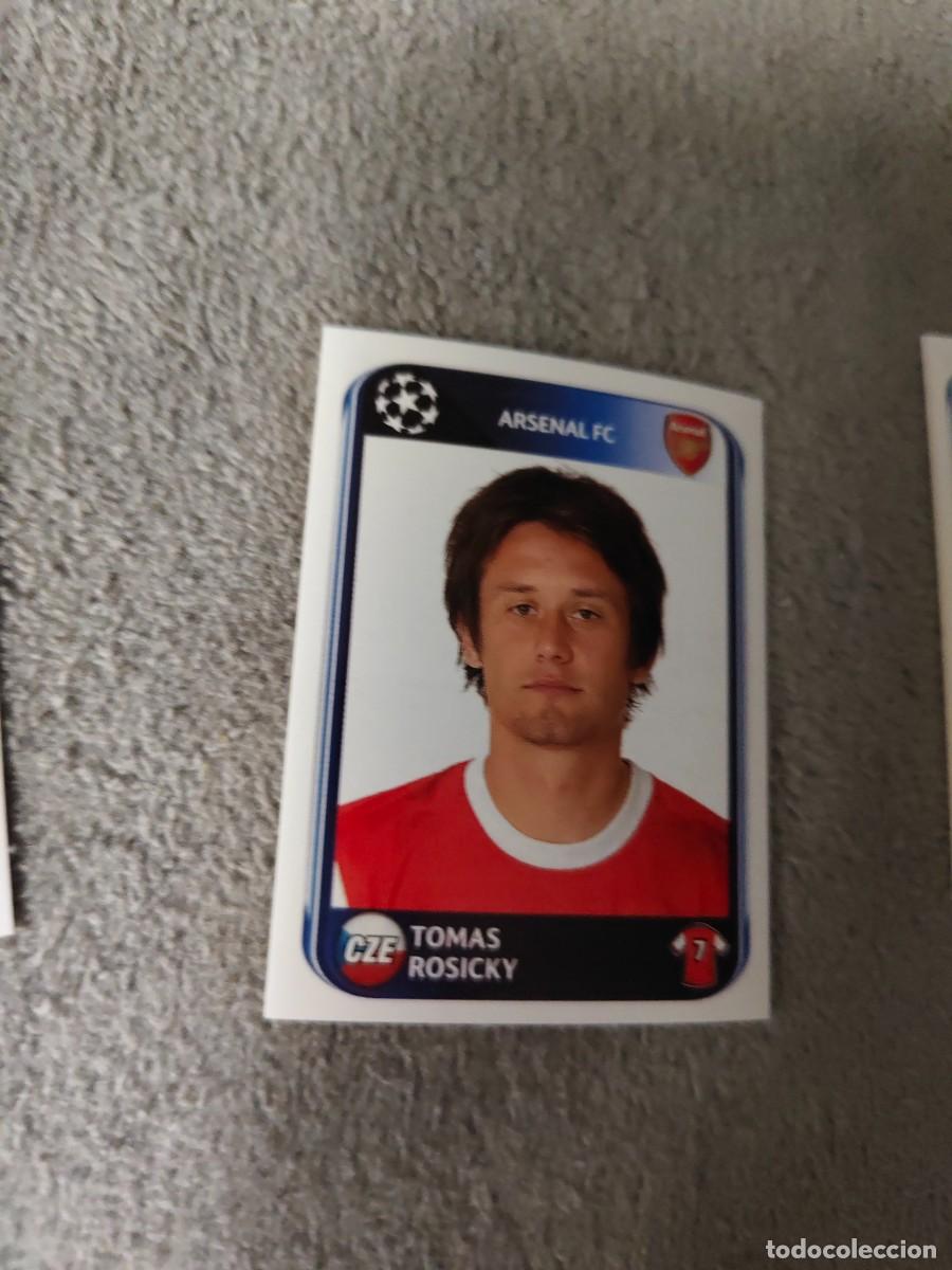 Cromos de f&uacute;tbol: 492 CHAMPIONS LEAGUE 10 11 PANINI TOMAS ROSICKY ARSENAL FC 2010 2011 UCL AAS