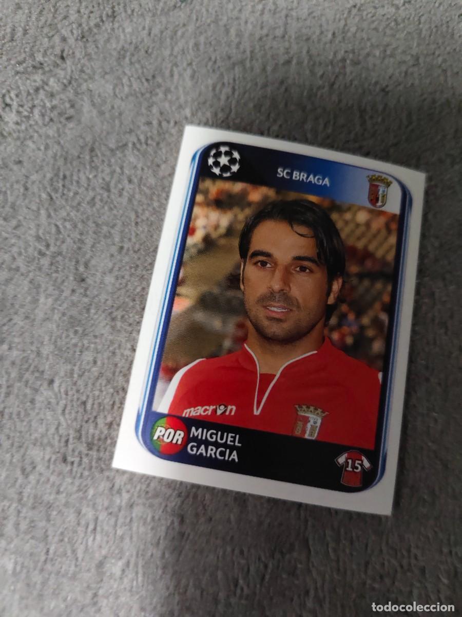 Cromos de f&uacute;tbol: 519 CHAMPIONS LEAGUE 10 11 PANINI MIGUEL GARCIA SC BRAGA 2010 2011 UCL AAS