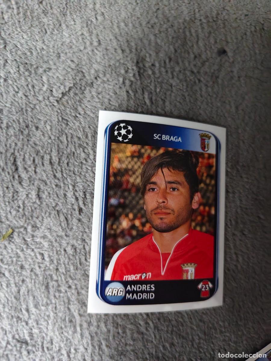 Cromos de f&uacute;tbol: 523 CHAMPIONS LEAGUE 10 11 PANINI ANDRES MADRID SC BRAGA 2010 2011 UCL AAS