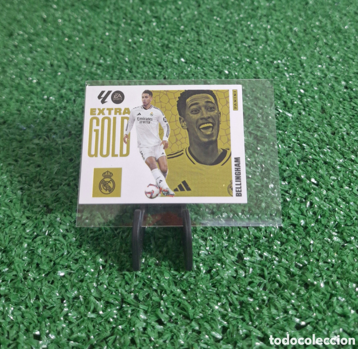 Cromos de f&uacute;tbol: BELLINGHAM EXTRA GOLD ESTE 2025