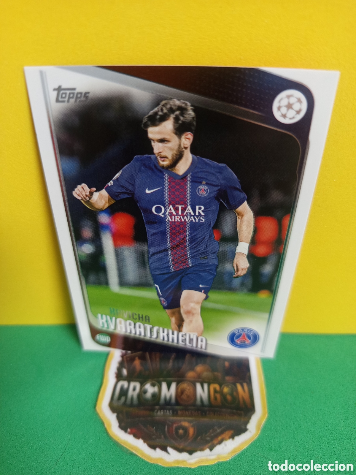 Cromos de Futebol: ❇️ CROMO ⚽ KVARATSKHELIA 167 TOPPS FLAGSHIP 2025 2026 25 26 - PSG ❇️