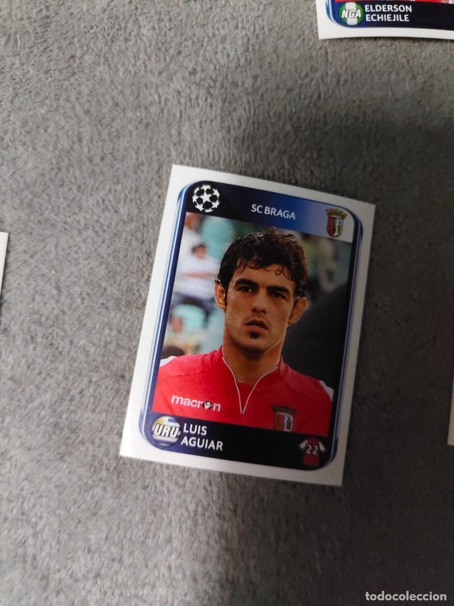 Cromos de f&uacute;tbol: 525 CHAMPIONS LEAGUE 10 11 PANINI LUIS AGUIAR SC BRAGA 2010 2011 UCL AAS