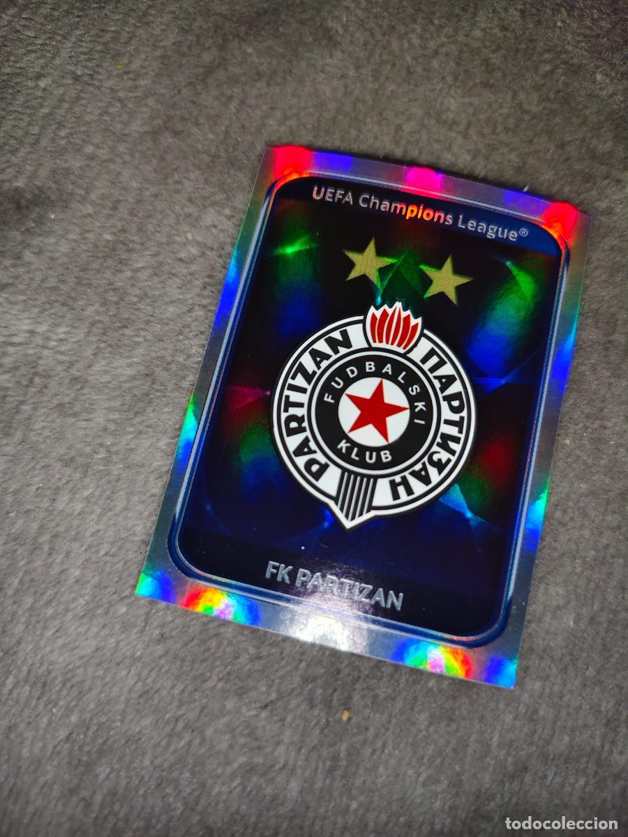 Cromos de f&uacute;tbol: 532 CHAMPIONS LEAGUE 10 11 PANINI LOGO ESCUDO FK PARTIZAN 2010 2011 UCL AAS