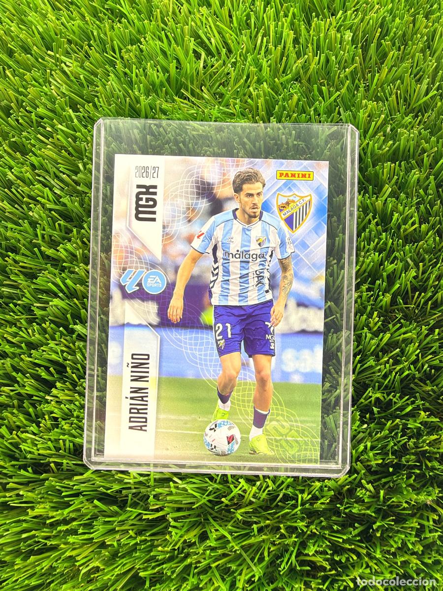Cromos de f&uacute;tbol: N&ordm; 250 Adri&aacute;n Ni&ntilde;o M&aacute;laga CF Megacracks 26 27