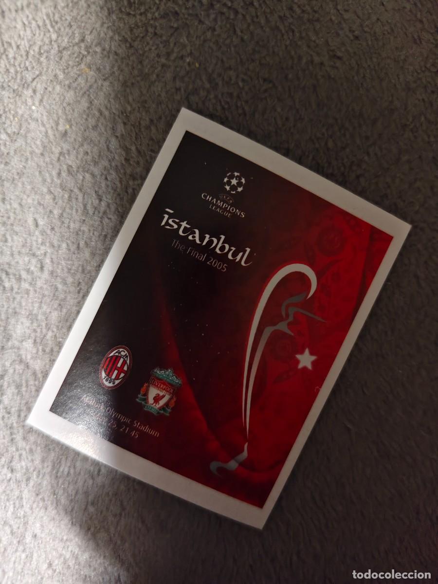 Cromos de f&uacute;tbol: 562 CHAMPIONS LEAGUE 10 11 PANINI POSTER ISTANBUL THE FINAL 2005 LEGENDS 2010 2011 UCL AAS
