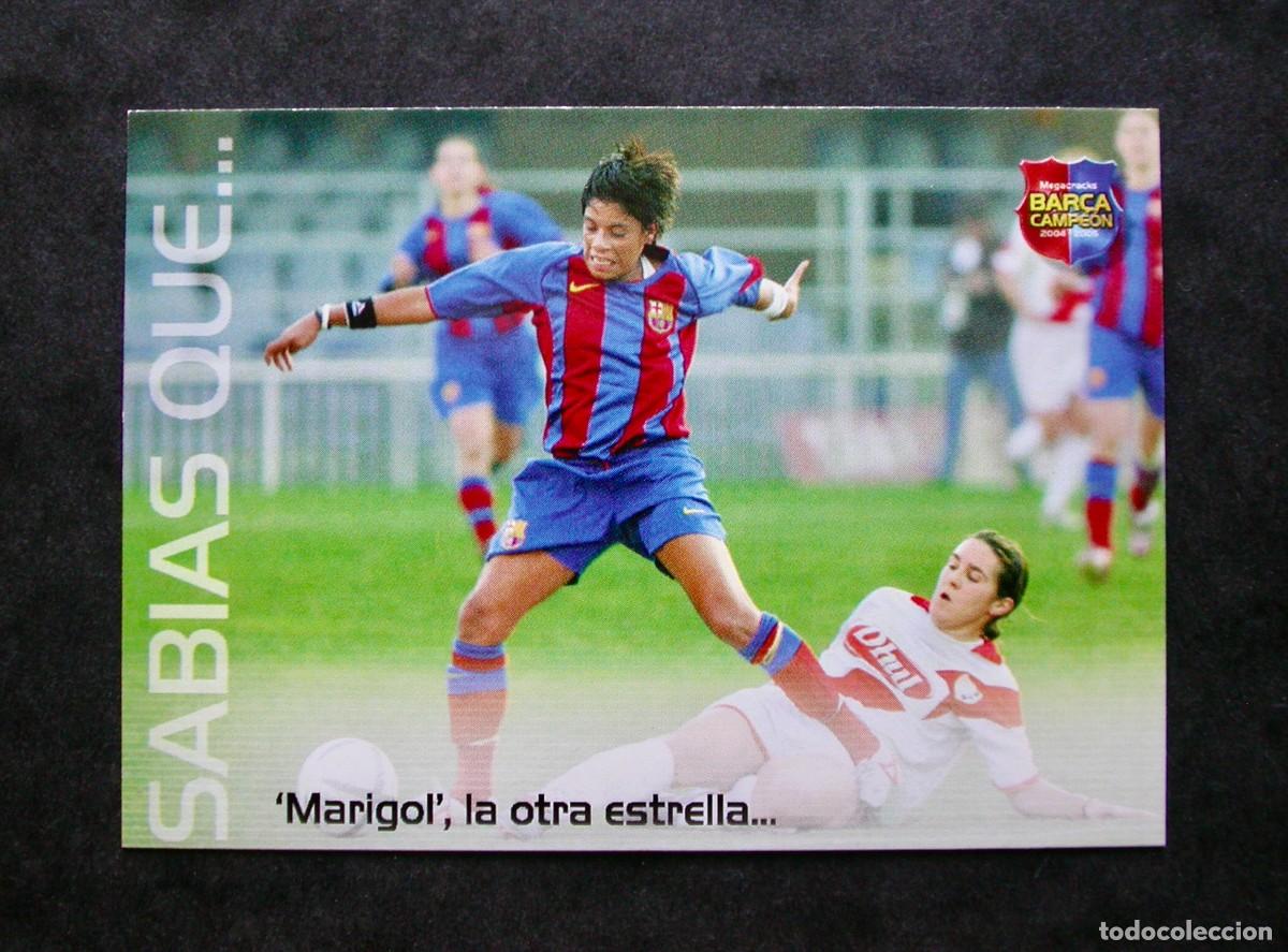 Cromos de f&uacute;tbol: 140 SAB&Iacute;AS QUE / FC BARCELONA / MEGACRACKS BAR&Ccedil;A CAMPE&Oacute;N 2004-2005 04-05 / PANINI