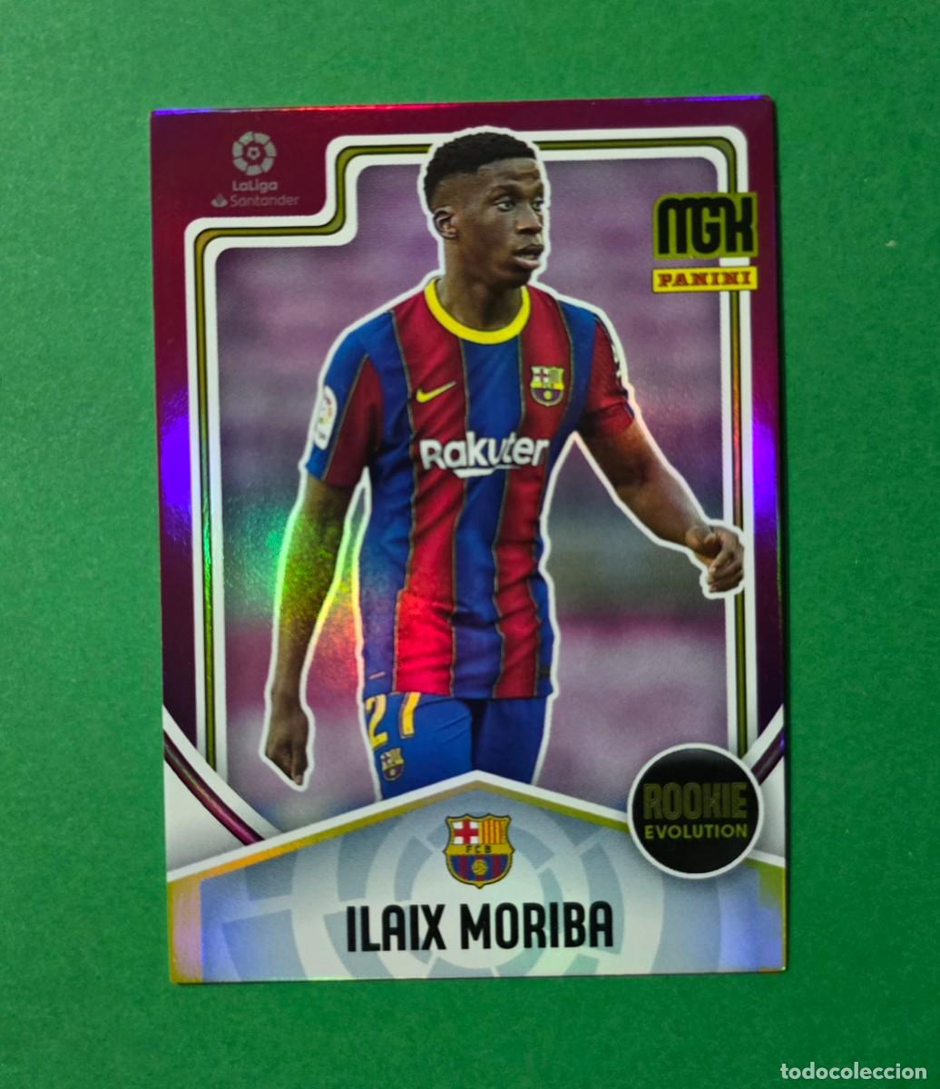 Cromos de f&uacute;tbol: 390 ILAIX MORIBA (ROOKIE EVOLUTION) - BARCELONA - MEGACRACKS 2021-22 - MGK 21/22 (NUEVO)