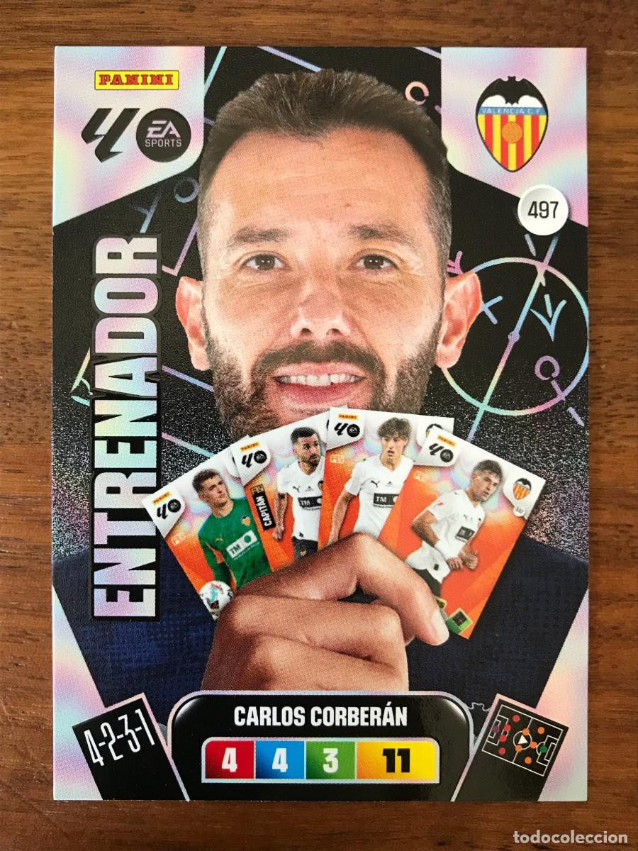 Cromos de f&uacute;tbol: CARLOS CORBERAN - VALENCIA - ENTRENADOR 497 - PANINI ADRENALYN XL 2025 2026 25 26