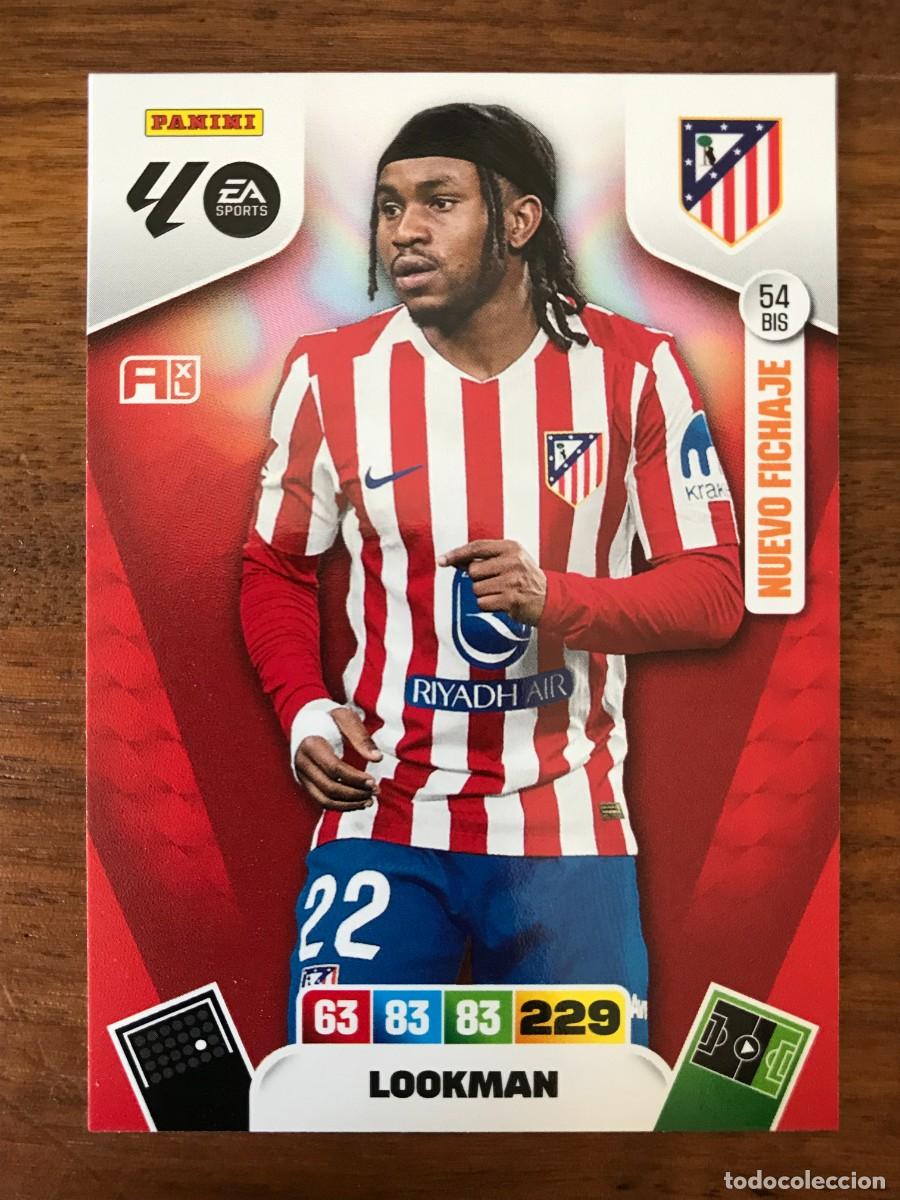 Cromos de f&uacute;tbol: LOOKMAN - ATLETICO MADRID - NUEVO FICHAJE 54 BIS - PANINI ADRENALYN XL 2025 2026 25 26