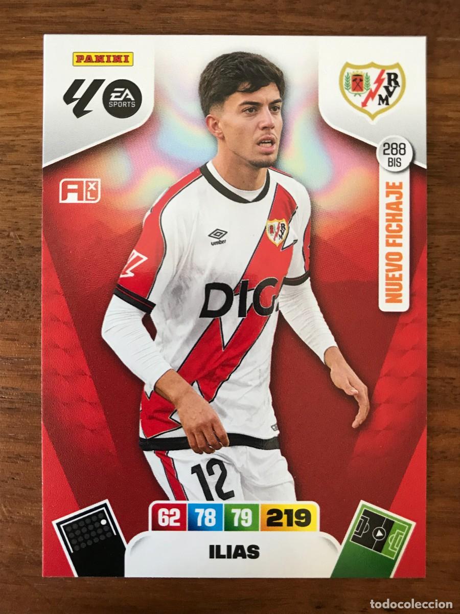 Cromos de f&uacute;tbol: ILIAS - RAYO VALLECANO - NUEVO FICHAJE 288 BIS - PANINI ADRENALYN XL 2025 2026 25 26