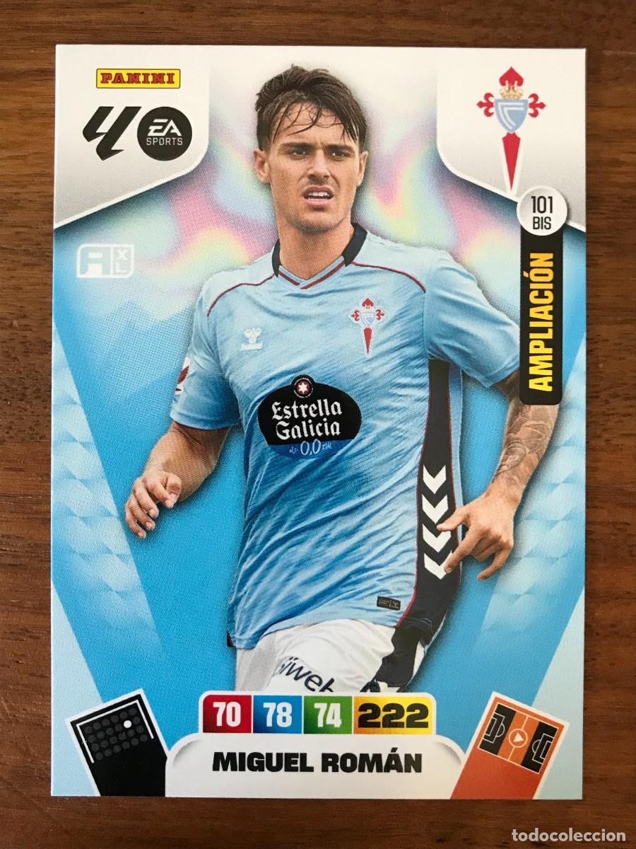 Cromos de f&uacute;tbol: MIGUEL ROMAN - CELTA - AMPLIACION 101 BIS - PANINI ADRENALYN XL 2025 2026 25 26