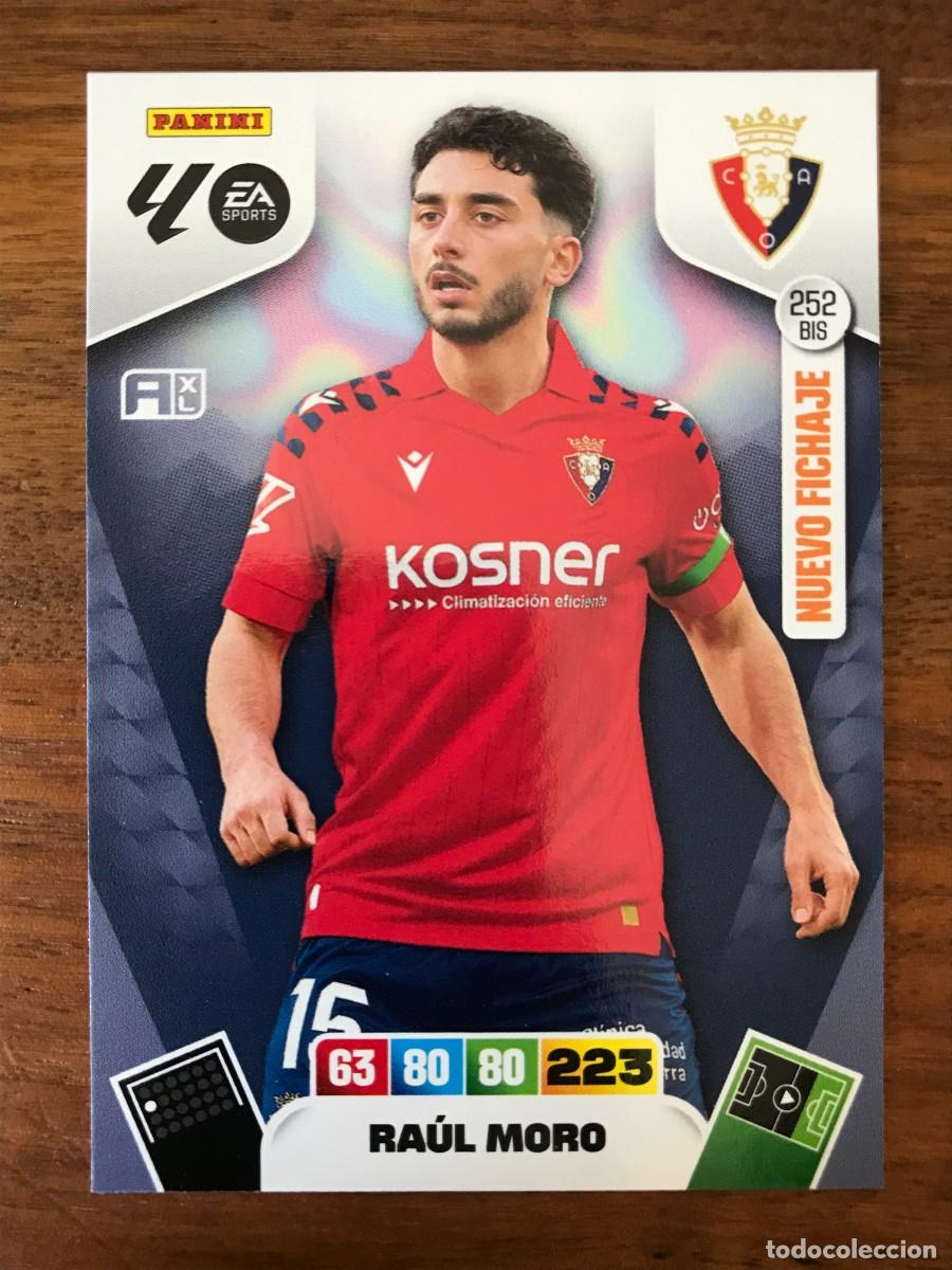 Cromos de f&uacute;tbol: RAUL MORO - OSASUNA - NUEVO FICHAJE 252 BIS - PANINI ADRENALYN XL 2025 2026 25 26