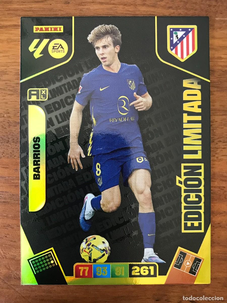Cromos de f&uacute;tbol: BARRIOS - ATLETICO MADRID EDICION LIMITADA - PANINI ADRENALYN XL 2025 2026 25 26