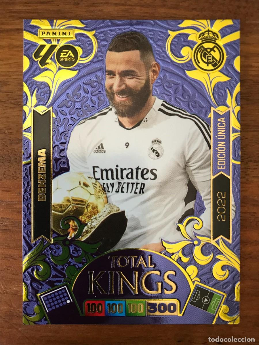 Cromos de f&uacute;tbol: KARIM BENZEMA - REAL MADRID - TOTAL KINGS - PANINI ADRENALYN XL 2025 2026 25 26