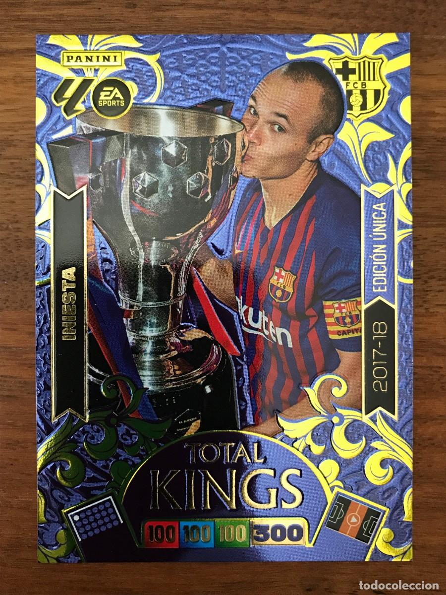Cromos de f&uacute;tbol: ANDRES INIESTA - FC BARCELONA BAR&Ccedil;A - TOTAL KINGS - PANINI ADRENALYN XL 2025 2026 25 26