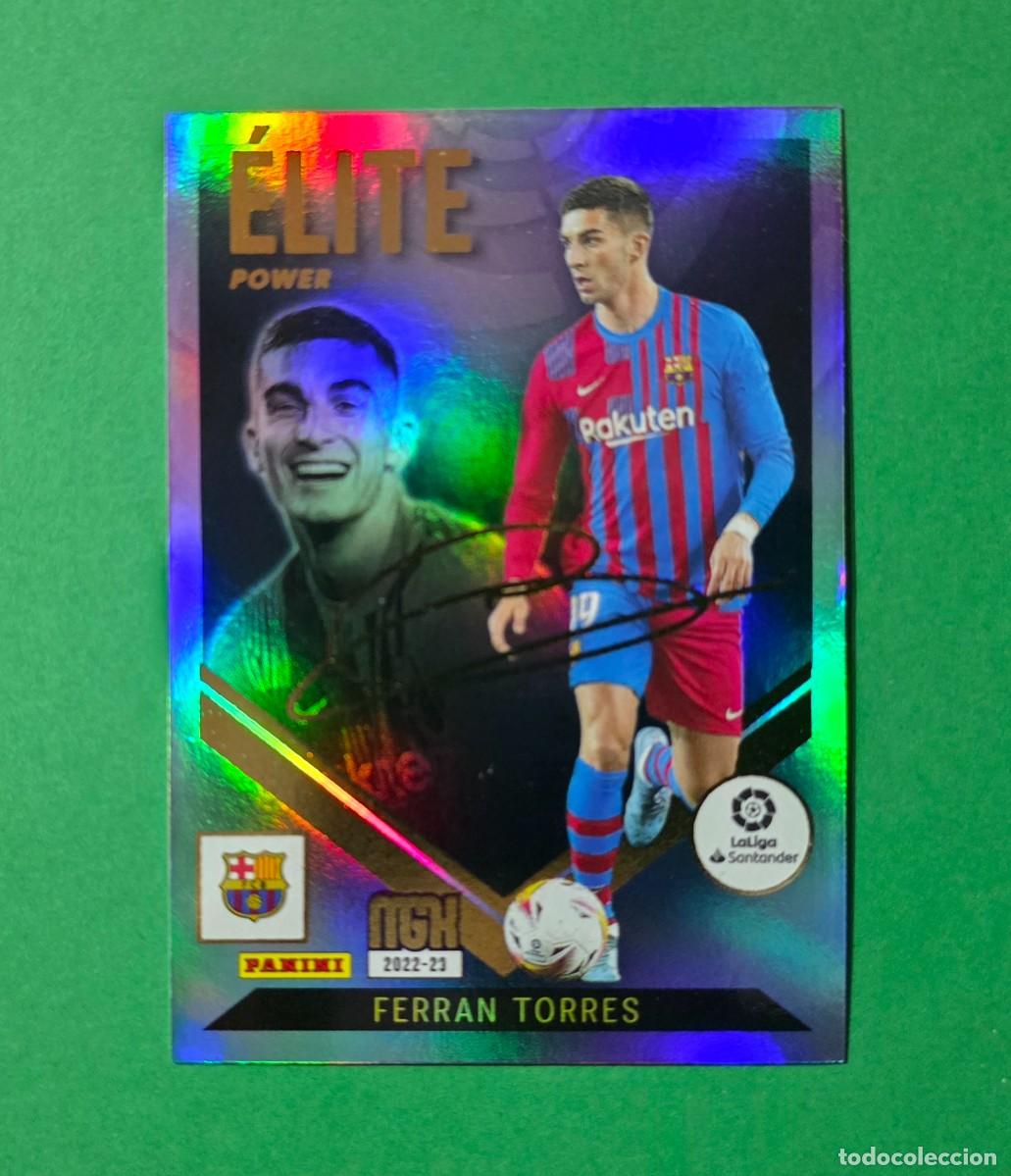 Cromos de f&uacute;tbol: P 4 / P4 FERRAN TORRES (&Eacute;LITE POWER) - BARCELONA - MEGACRACKS 2022-23 - MGK 22/23 (NUEVO)