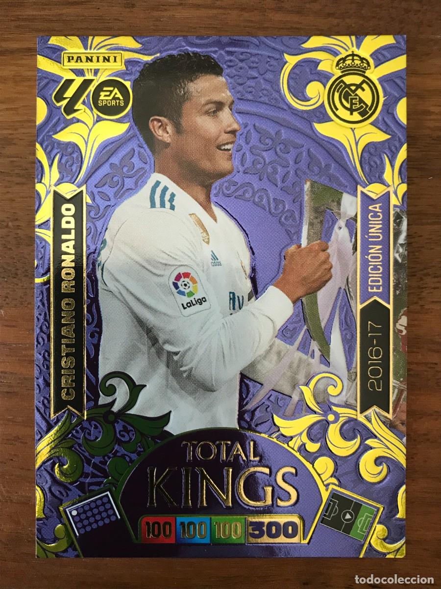 Cromos de f&uacute;tbol: CRISTIANO RONALDO - REAL MADRID - 2016-17 - TOTAL KINGS - PANINI ADRENALYN XL 2025 2026 25 26