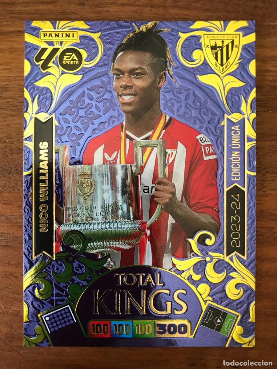 Cromos de f&uacute;tbol: NICO WILLIAMS - ATHLETIC CLUB BILBAO - TOTAL KINGS - PANINI ADRENALYN XL 2025 2026 25 26