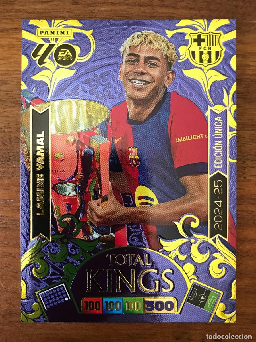 Cromos de f&uacute;tbol: LAMINE YAMAL - FC BARCELONA BAR&Ccedil;A - TOTAL KINGS - PANINI ADRENALYN XL 2025 2026 25 26