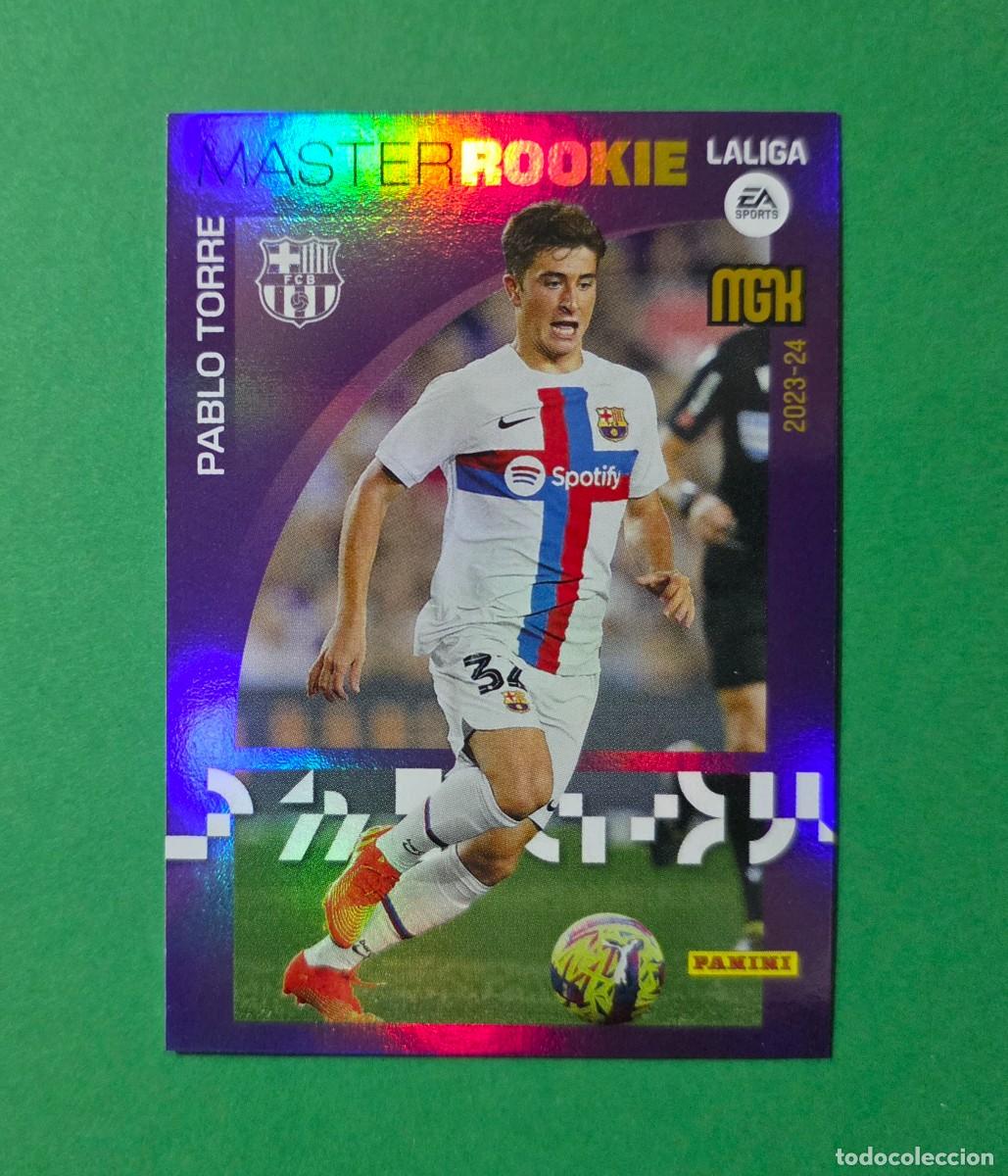 Cromos de f&uacute;tbol: 427 PABLO TORRE (MASTER ROOKIE) - BARCELONA - MEGACRACKS 2023-24 - MGK 23/24 (NUEVO)